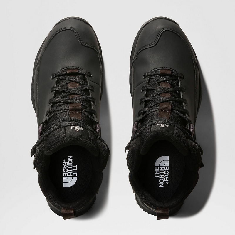 The North Face Storm Strike III Waterproof Hiking Boots Tnf Black - Asphalt Grey | NLIYPO-597