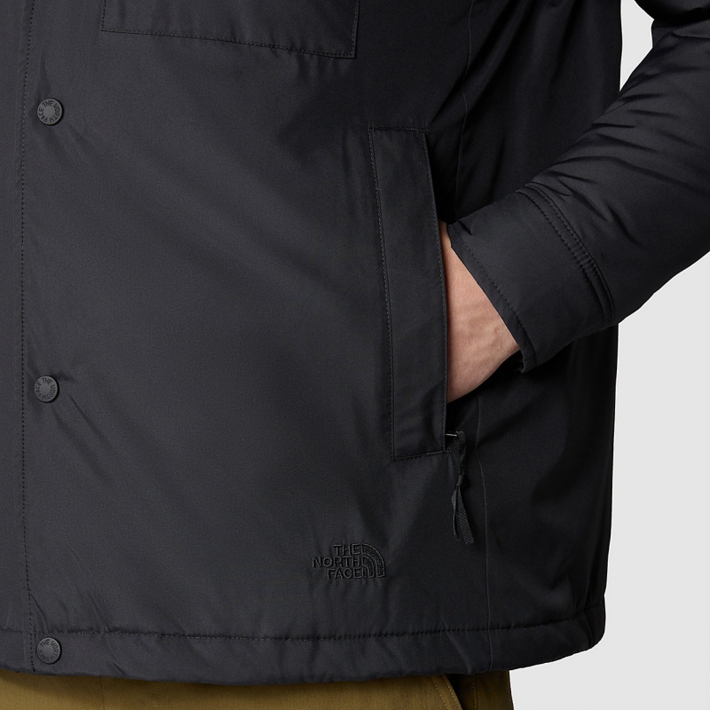 The North Face Stuffed Coaches Jacket Tnf Black - Tnf Black | JNTCBD-019