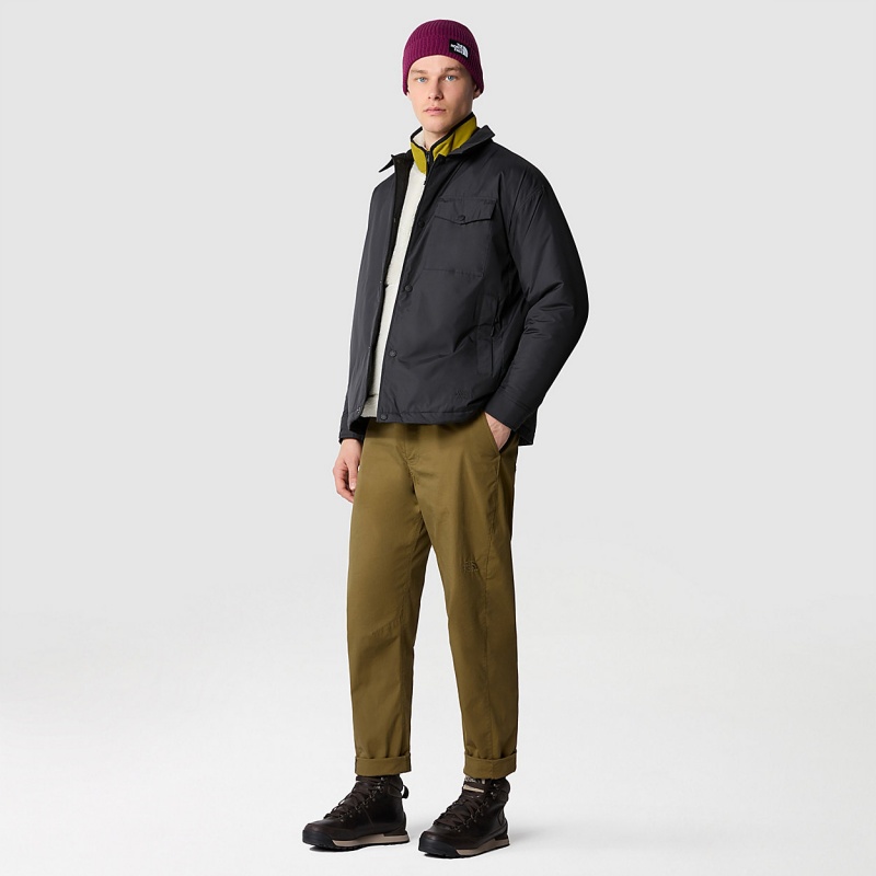 The North Face Stuffed Coaches Jacket Tnf Black - Tnf Black | JNTCBD-019