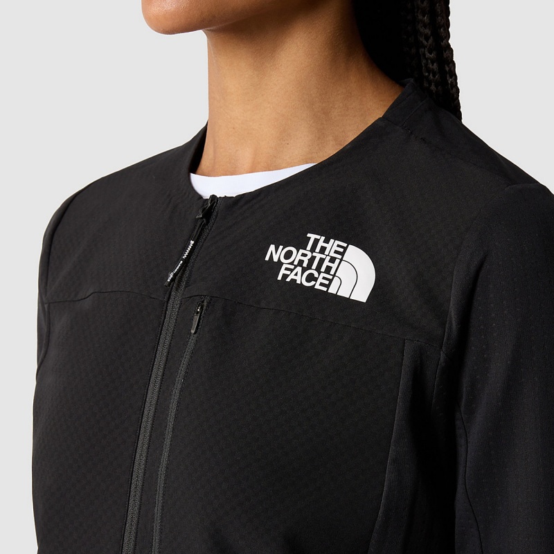 The North Face Summit Altimetro 3/4 Zip Top Tnf Black | ZJWEFX-483