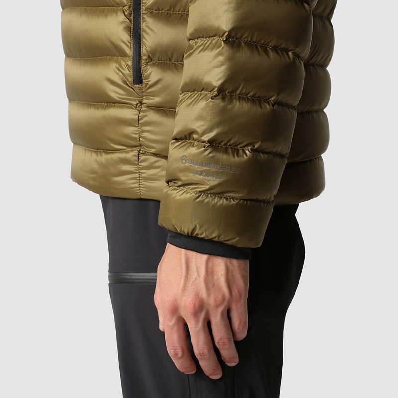 The North Face Summit Breithorn Down Jacket Military Olive | GHKYNF-137