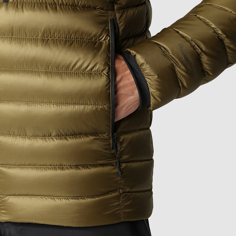 The North Face Summit Breithorn Down Jacket Military Olive | GHKYNF-137