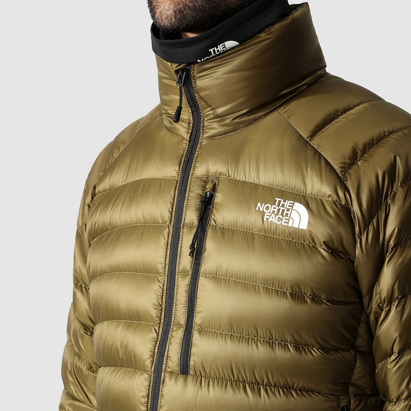 The North Face Summit Breithorn Down Jacket Military Olive | GHKYNF-137