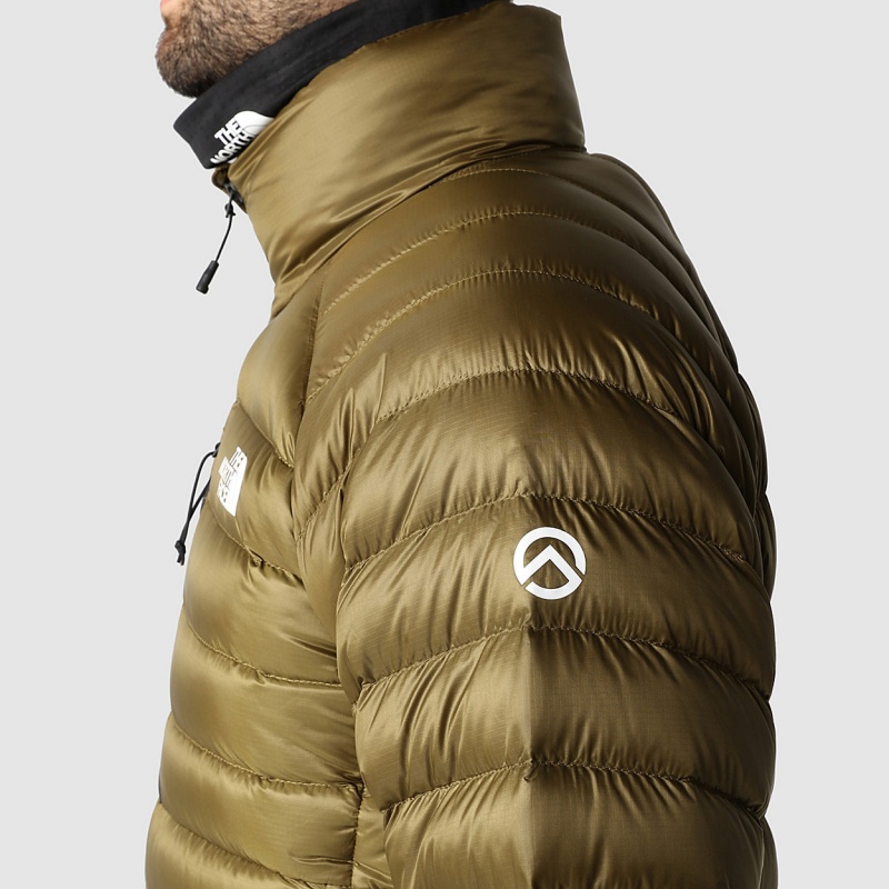 The North Face Summit Breithorn Down Jacket Military Olive | GHKYNF-137