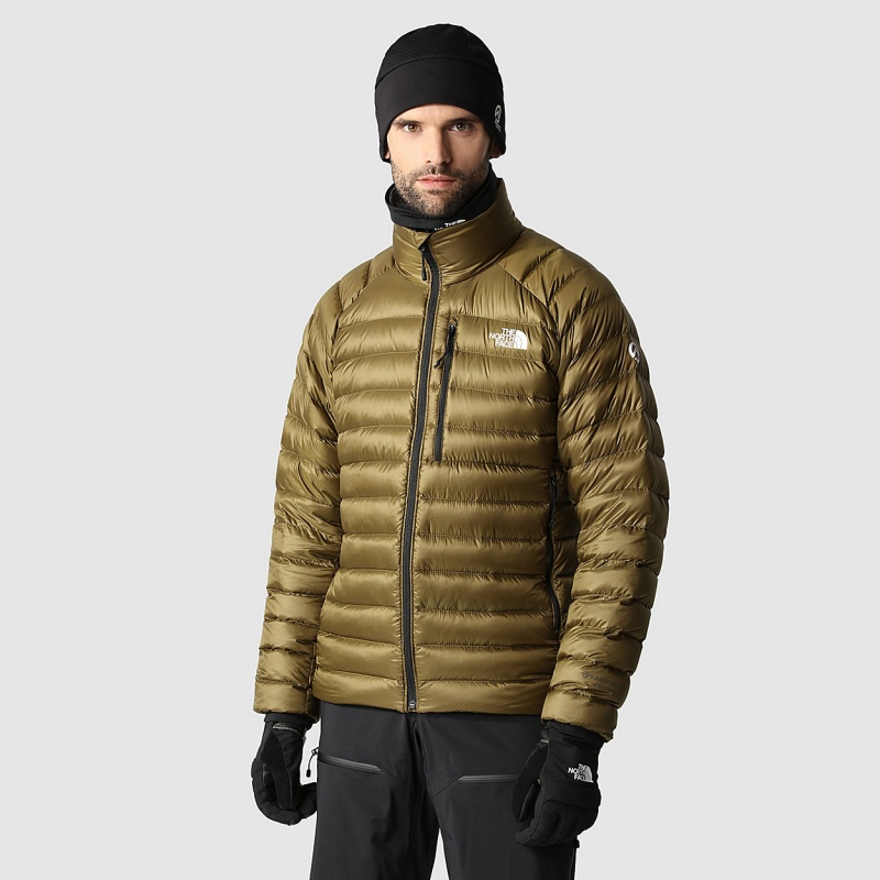 The North Face Summit Breithorn Down Jacket Military Olive | GHKYNF-137