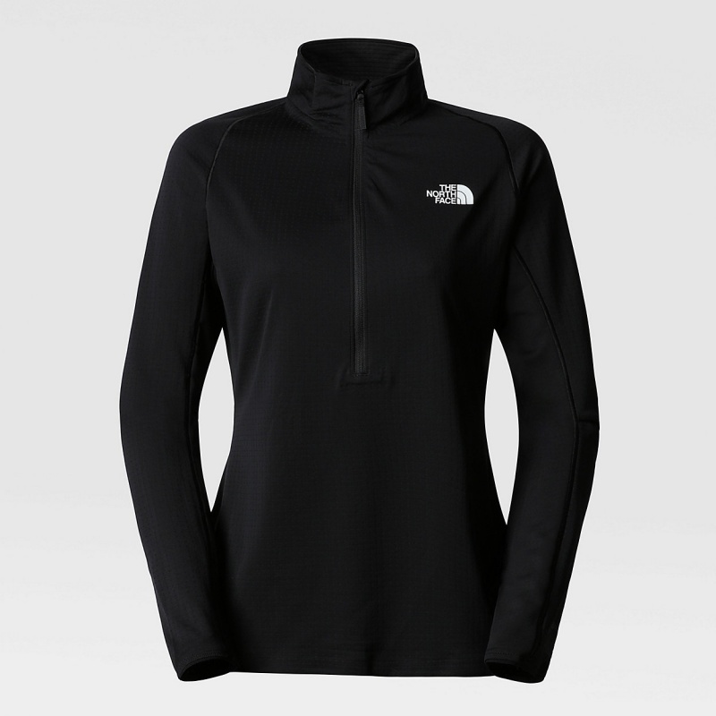 The North Face Summit Edge 1/2 Zip Top Tnf Black | FZVAHJ-084