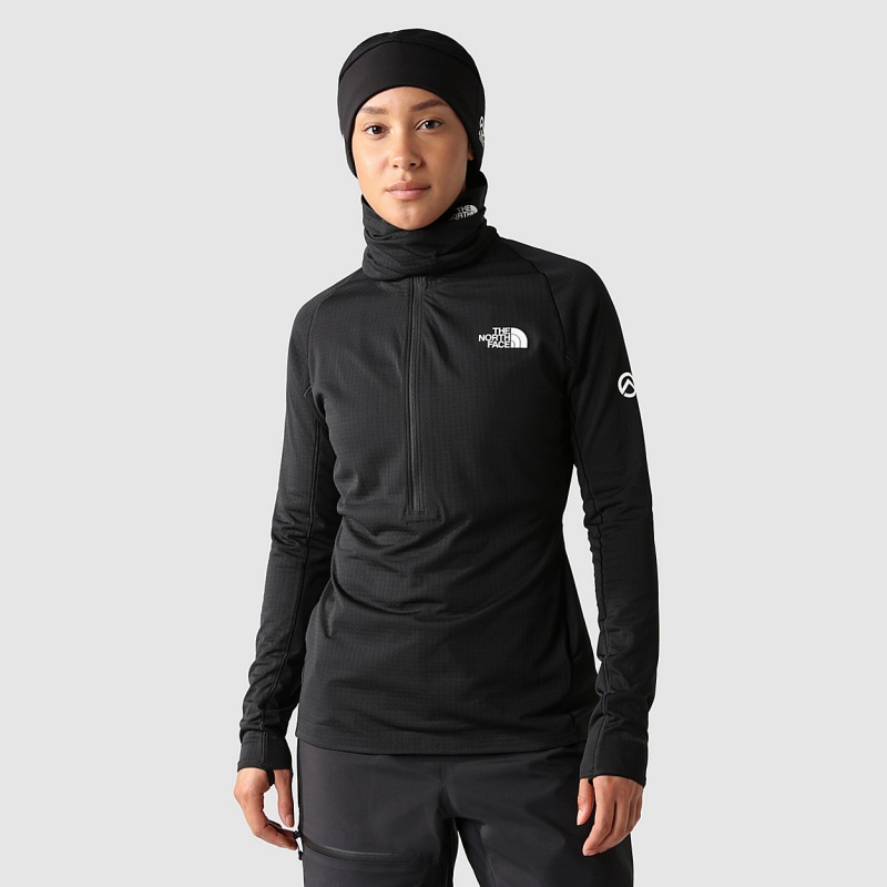 The North Face Summit Edge 1/2 Zip Top Tnf Black | FZVAHJ-084