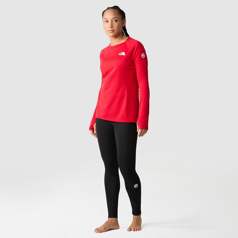 The North Face Summit Pro 120 Long-Sleeve Top Tnf Red | HGJAOB-539