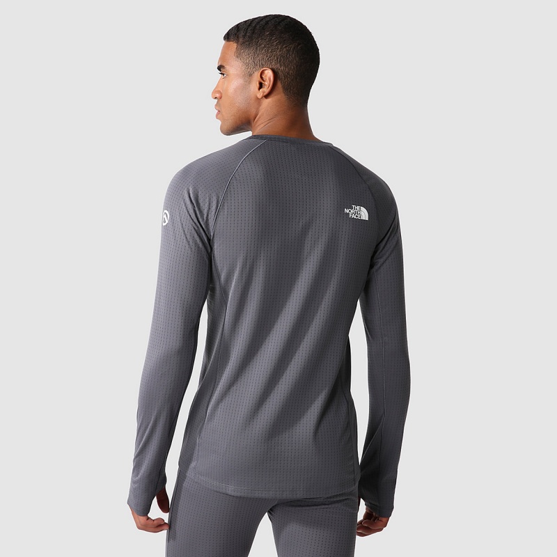 The North Face Summit Pro 120 Long-Sleeve Top Vanadis Grey | VCXTEU-632