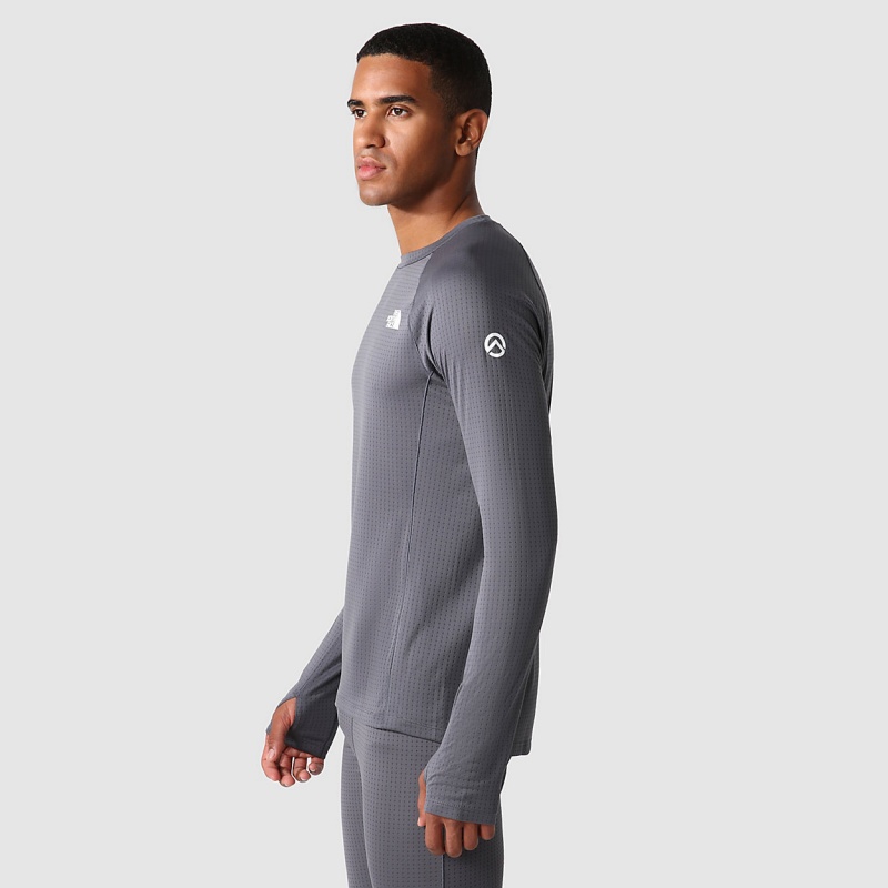 The North Face Summit Pro 120 Long-Sleeve Top Vanadis Grey | VCXTEU-632