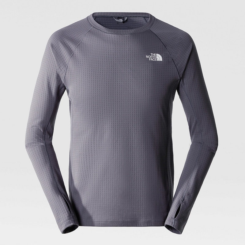 The North Face Summit Pro 120 Long-Sleeve Top Vanadis Grey | VCXTEU-632