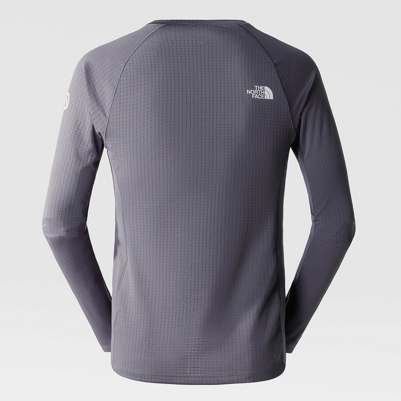 The North Face Summit Pro 120 Long-Sleeve Top Vanadis Grey | VCXTEU-632