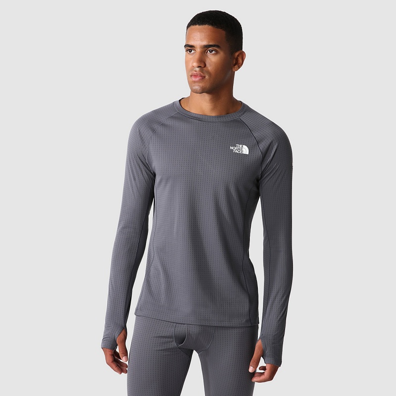 The North Face Summit Pro 120 Long-Sleeve Top Vanadis Grey | VCXTEU-632