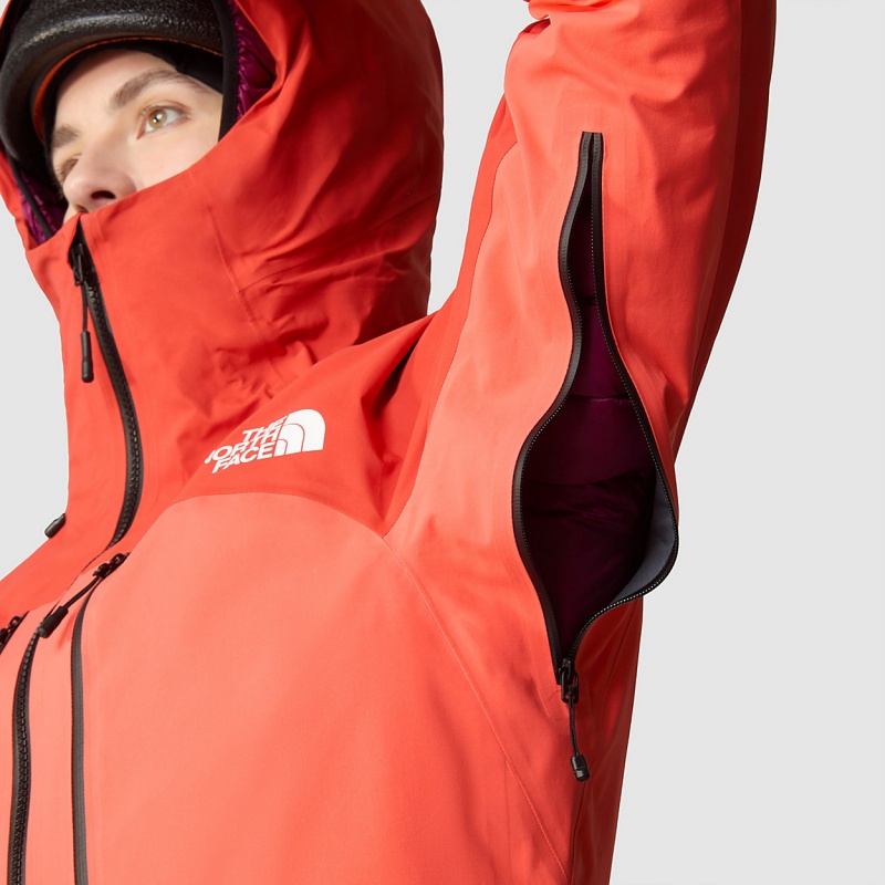 The North Face Summit Pumori GORE-TEX® Pro Jacket Radiant Orange - Auburn Glaze | OPYVCX-591