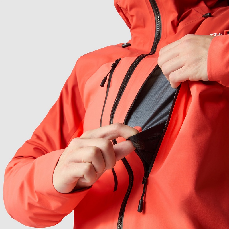 The North Face Summit Pumori GORE-TEX® Pro Jacket Radiant Orange - Auburn Glaze | OPYVCX-591