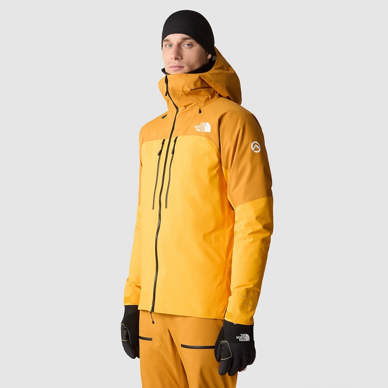 The North Face Summit Pumori GORE-TEX® Pro Jacket Summit Gold - Citrine Yellow | CAEQUG-987