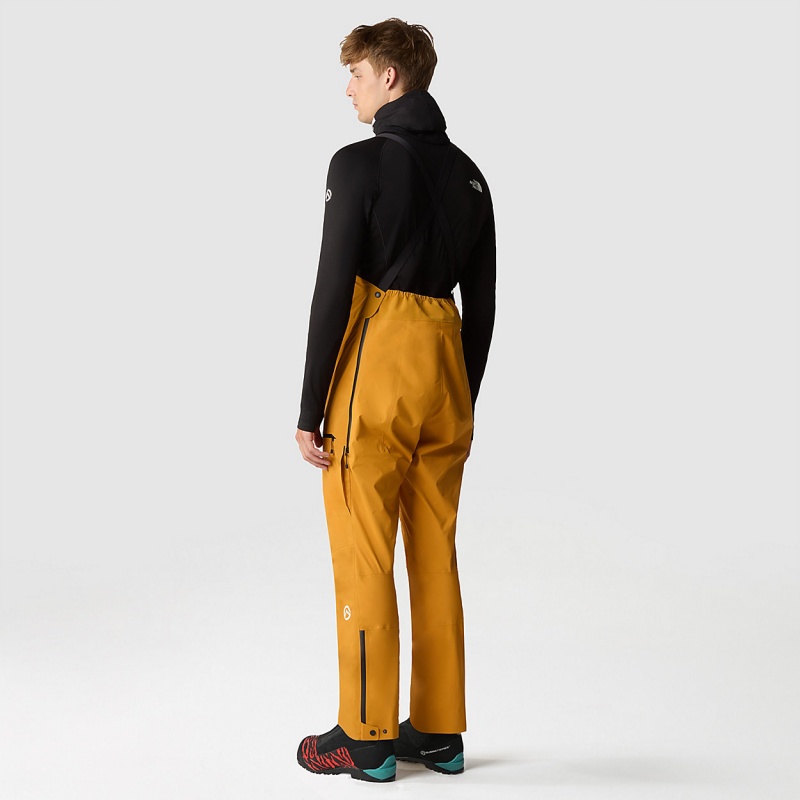 The North Face Summit Pumori GORE-TEX® Pro Bib Trousers Citrine Yellow | HYPQKZ-376