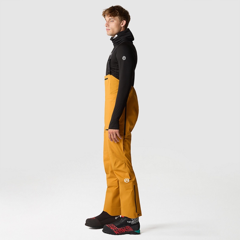 The North Face Summit Pumori GORE-TEX® Pro Bib Trousers Citrine Yellow | HYPQKZ-376