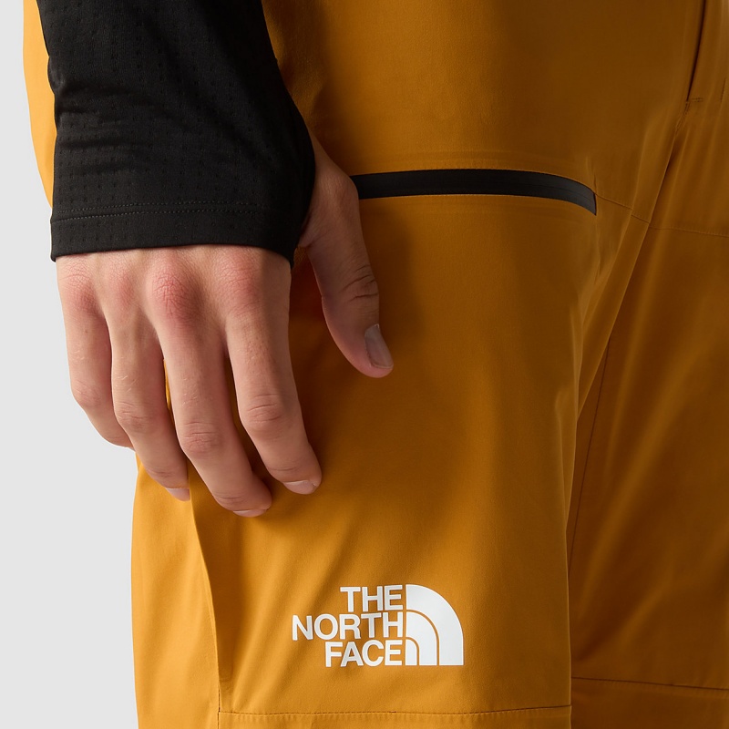 The North Face Summit Pumori GORE-TEX® Pro Bib Trousers Citrine Yellow | HYPQKZ-376