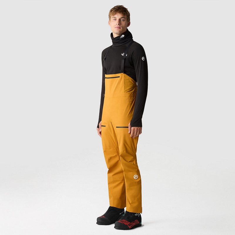 The North Face Summit Pumori GORE-TEX® Pro Bib Trousers Citrine Yellow | HYPQKZ-376