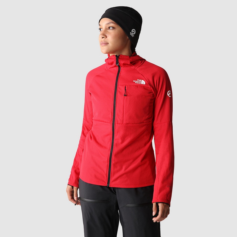 The North Face Summit Series™ FUTUREFLEECE™ Hooded Jacket Tnf Red | PMYVJN-209