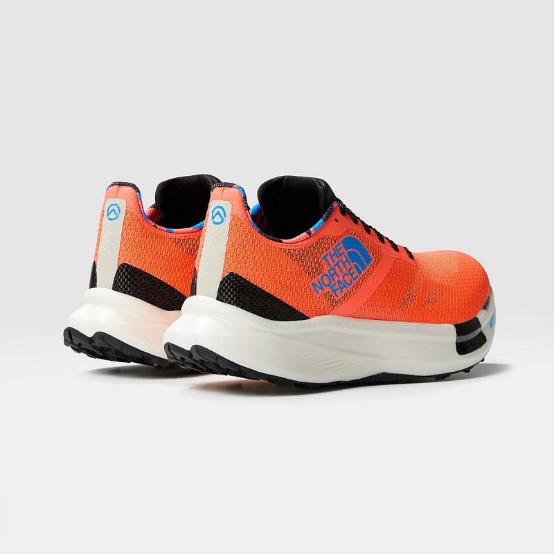 The North Face Summit VECTIV™ Pro Artist Trail Running Shoes Solar Coral/Optic Blue | PRFEQC-716