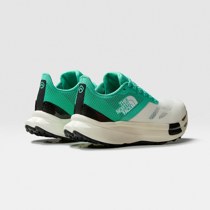 The North Face Summit VECTIV™ Pro Trail Running Shoes Tnf White/Vivid Seafoam | MNUJEY-235