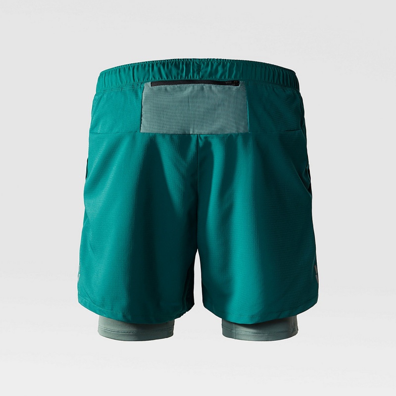 The North Face Sunriser 2 In 1 Shorts Forest Fern - Dark Sage | RUHDCL-726