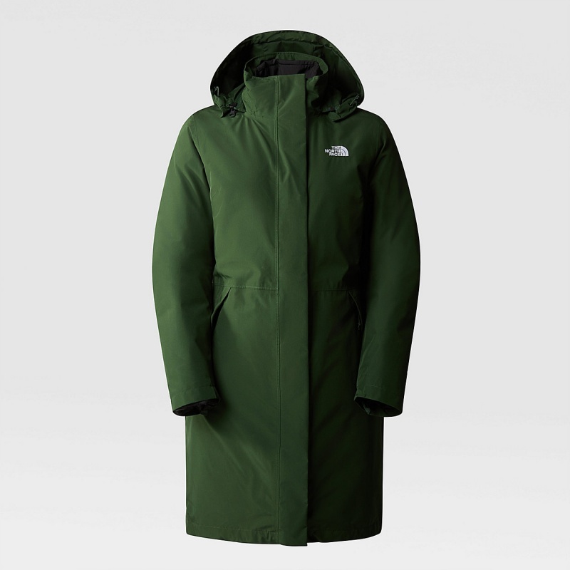 The North Face Suzanne Triclimate Parka Pine Needle - Pine Needle | GHXKAB-321