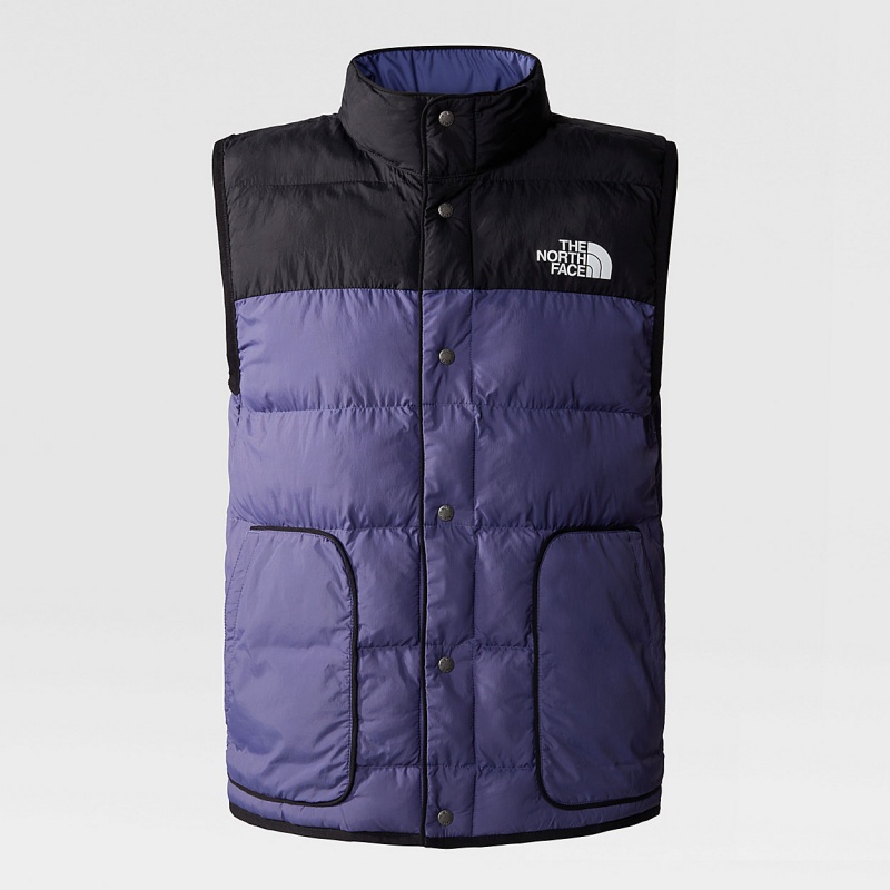 The North Face Synthetic Insulation Lifestyle Gilet Cave Blue - Tnf Black | CIHJTN-403