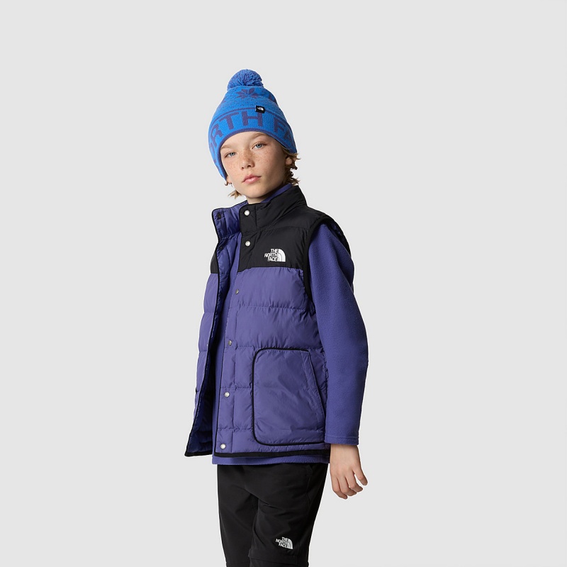 The North Face Synthetic Insulation Lifestyle Gilet Cave Blue - Tnf Black | CIHJTN-403