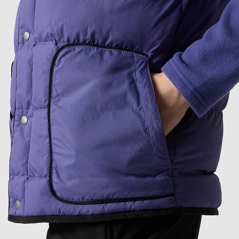 The North Face Synthetic Insulation Lifestyle Gilet Cave Blue - Tnf Black | CIHJTN-403