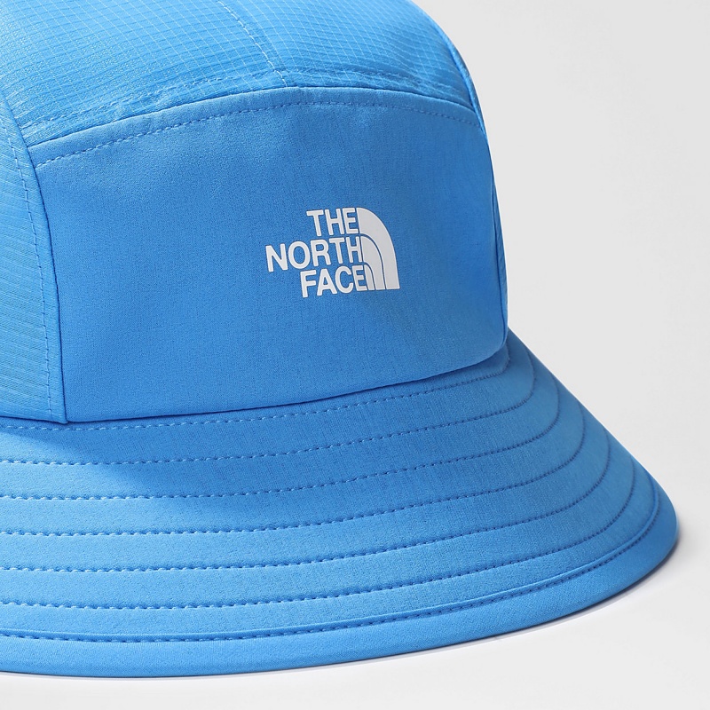 The North Face TNF Run Bucket Hat Super Sonic Blue | EVBIJK-947