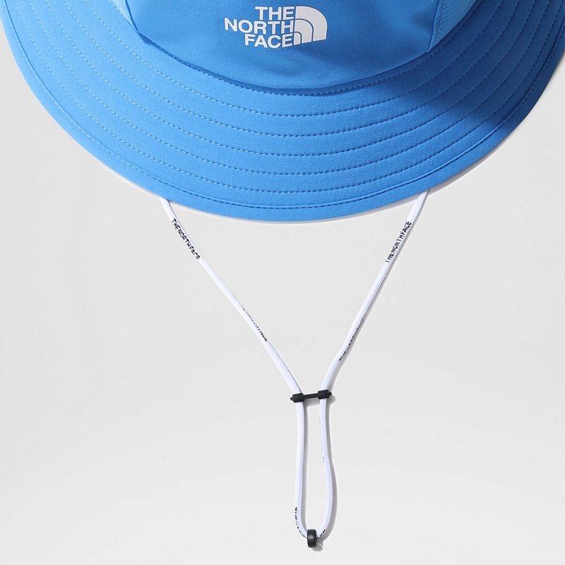 The North Face TNF Run Bucket Hat Super Sonic Blue | EVBIJK-947