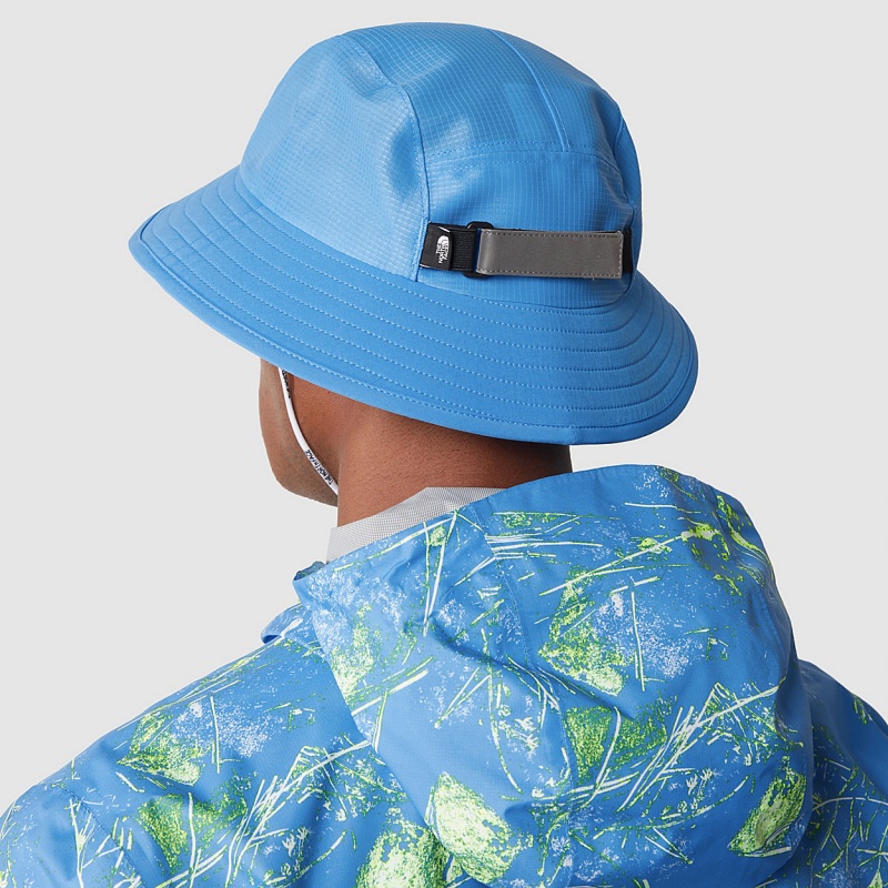 The North Face TNF Run Bucket Hat Super Sonic Blue | EVBIJK-947