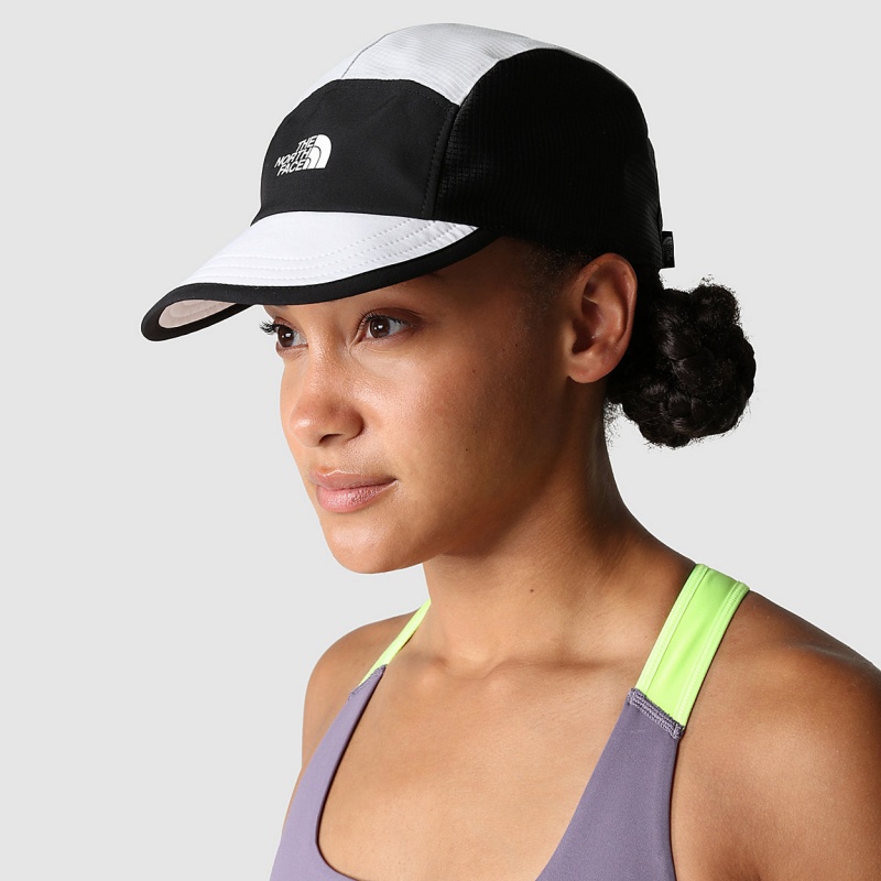 The North Face TNF Run Hat Tnf Black - Tnf White | SJUFOQ-532