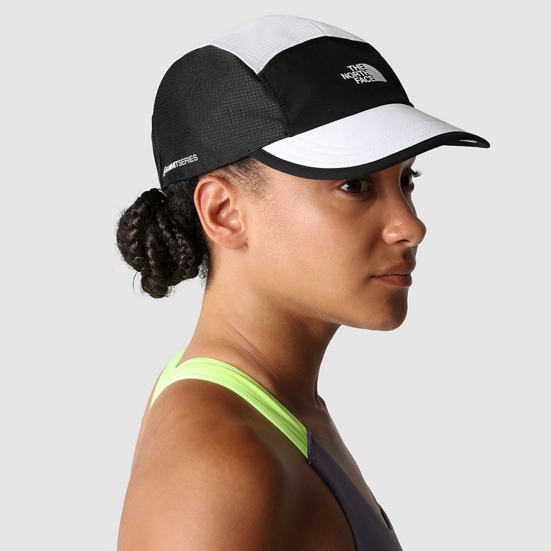 The North Face TNF Run Hat Tnf Black - Tnf White | SJUFOQ-532