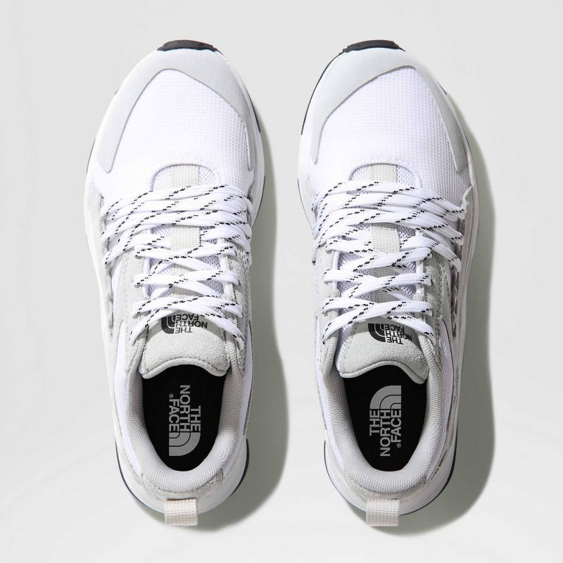 The North Face Taraval Spirit Street Shoes Tnf White/Tin Grey | OLBXSQ-091