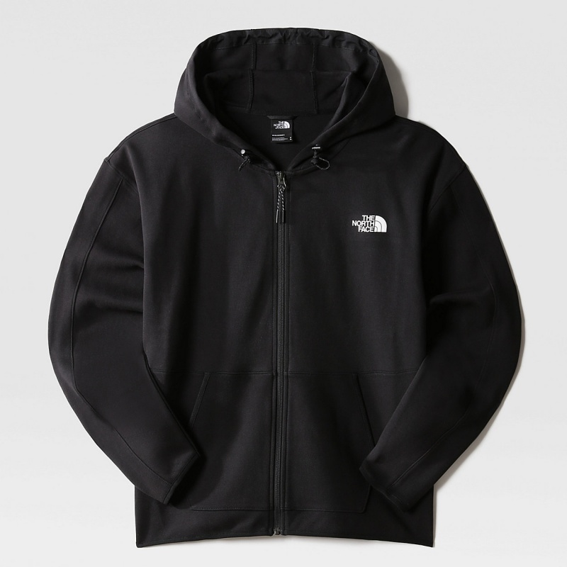 The North Face Tech Full-Zip Hoodie Tnf Black | IUWPJG-529