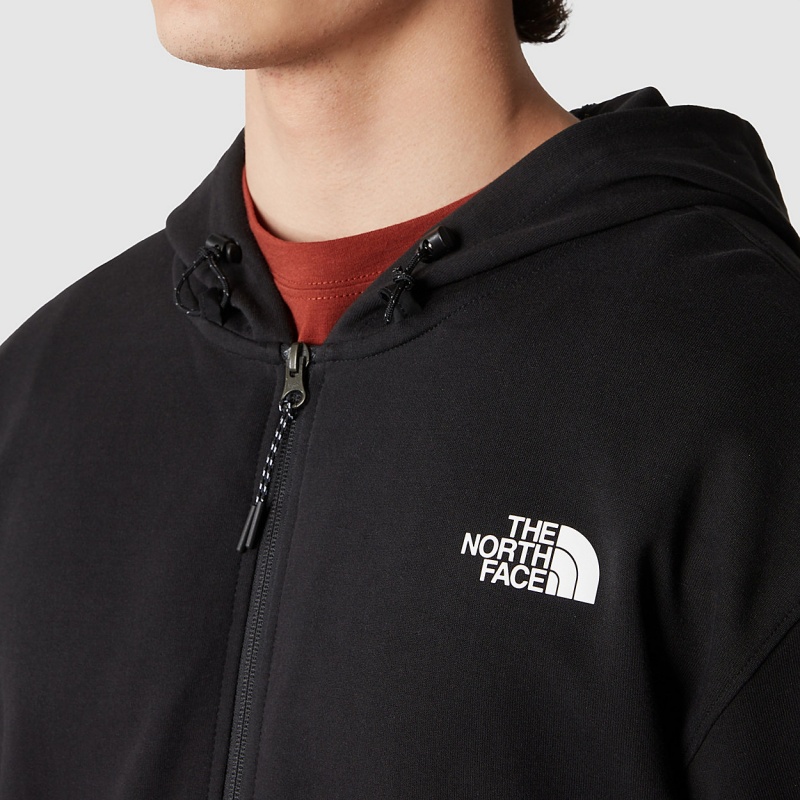 The North Face Tech Full-Zip Hoodie Tnf Black | IUWPJG-529