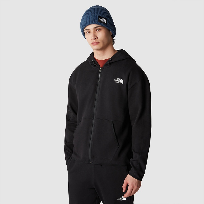 The North Face Tech Full-Zip Hoodie Tnf Black | IUWPJG-529