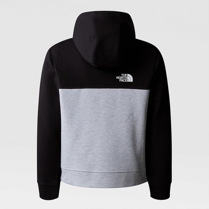 The North Face Tech Full-Zip Hoodie Tnf Light Grey Heather | PUGOWV-895