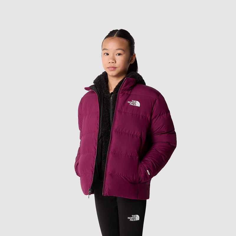 The North Face Teen's Reversible North Down Jacket Boysenberry | BCXIRU-789