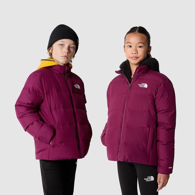 The North Face Teen\'s Reversible North Down Jacket Boysenberry | BCXIRU-789