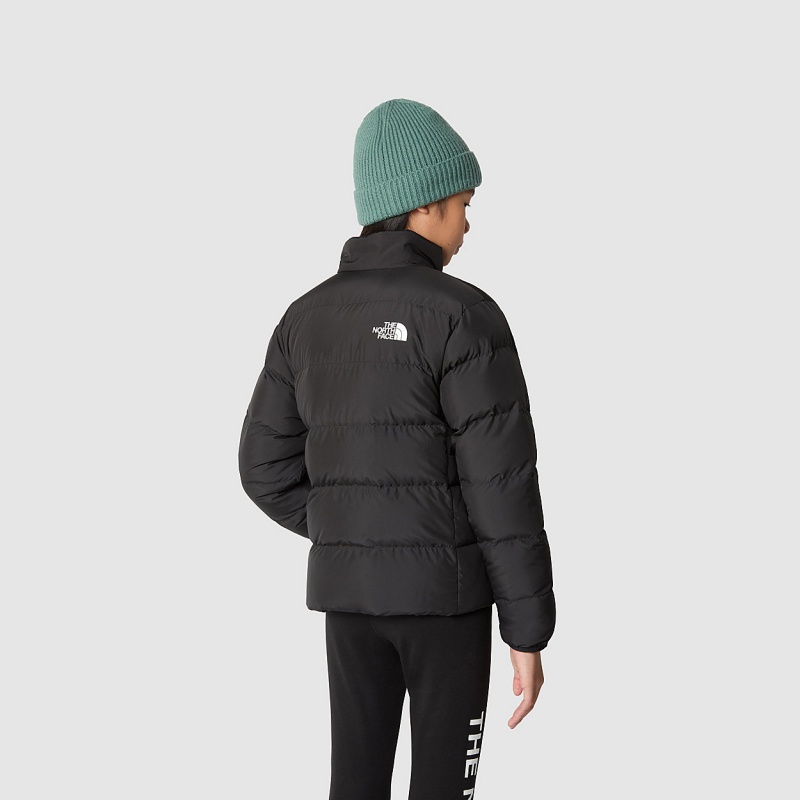 The North Face Teen's Reversible North Down Jacket Tnf Black | RSFWPN-970