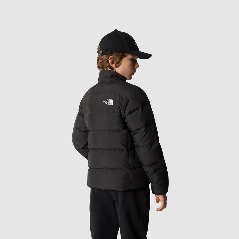 The North Face Teen's Reversible North Down Jacket Tnf Black | RSFWPN-970