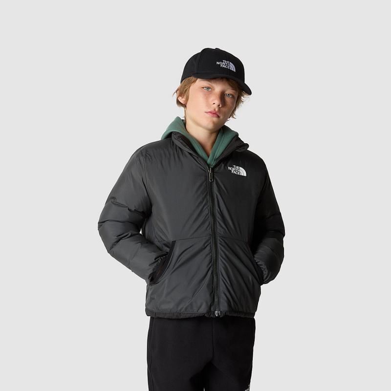 The North Face Teen's Reversible North Down Jacket Tnf Black | RSFWPN-970