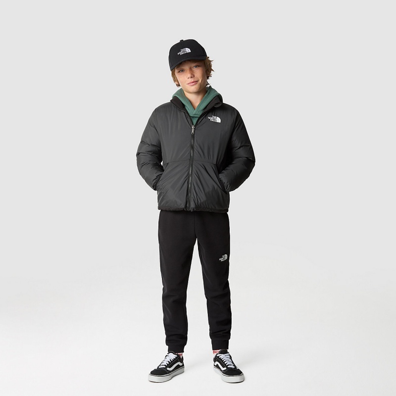 The North Face Teen's Reversible North Down Jacket Tnf Black | RSFWPN-970