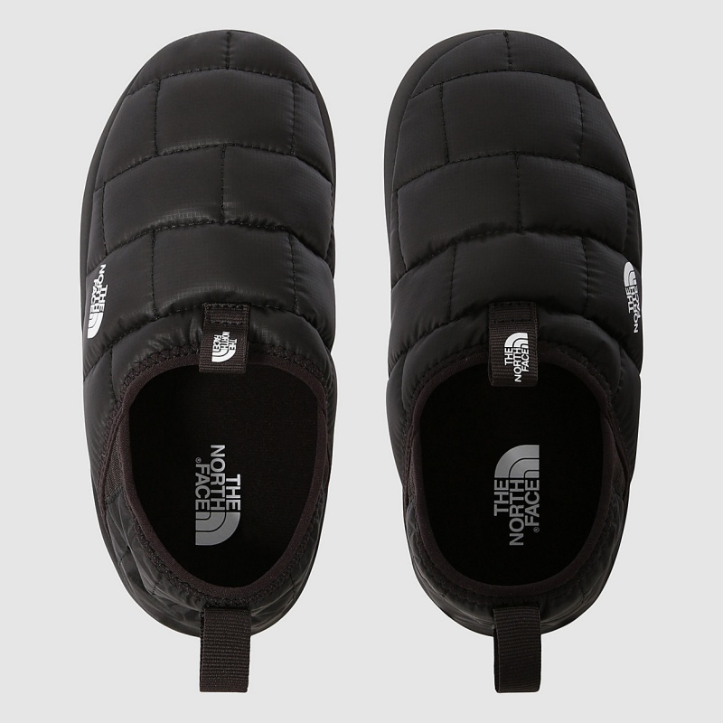 The North Face ThermoBall™ Traction Winter Mules II Tnf Black - Tnf White | SEDPQA-085