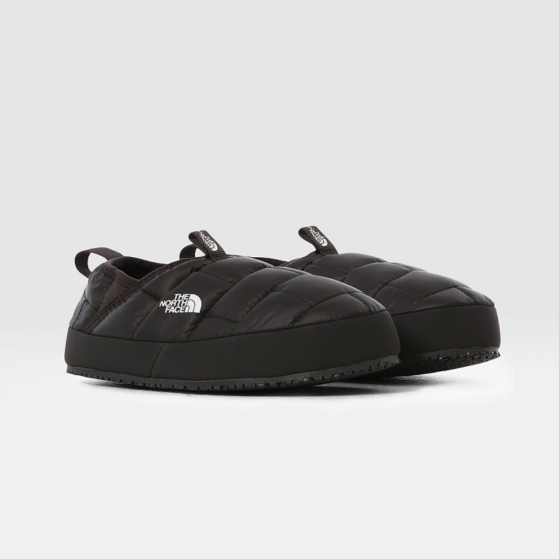 The North Face ThermoBall™ Traction Winter Mules II Tnf Black - Tnf White | SEDPQA-085